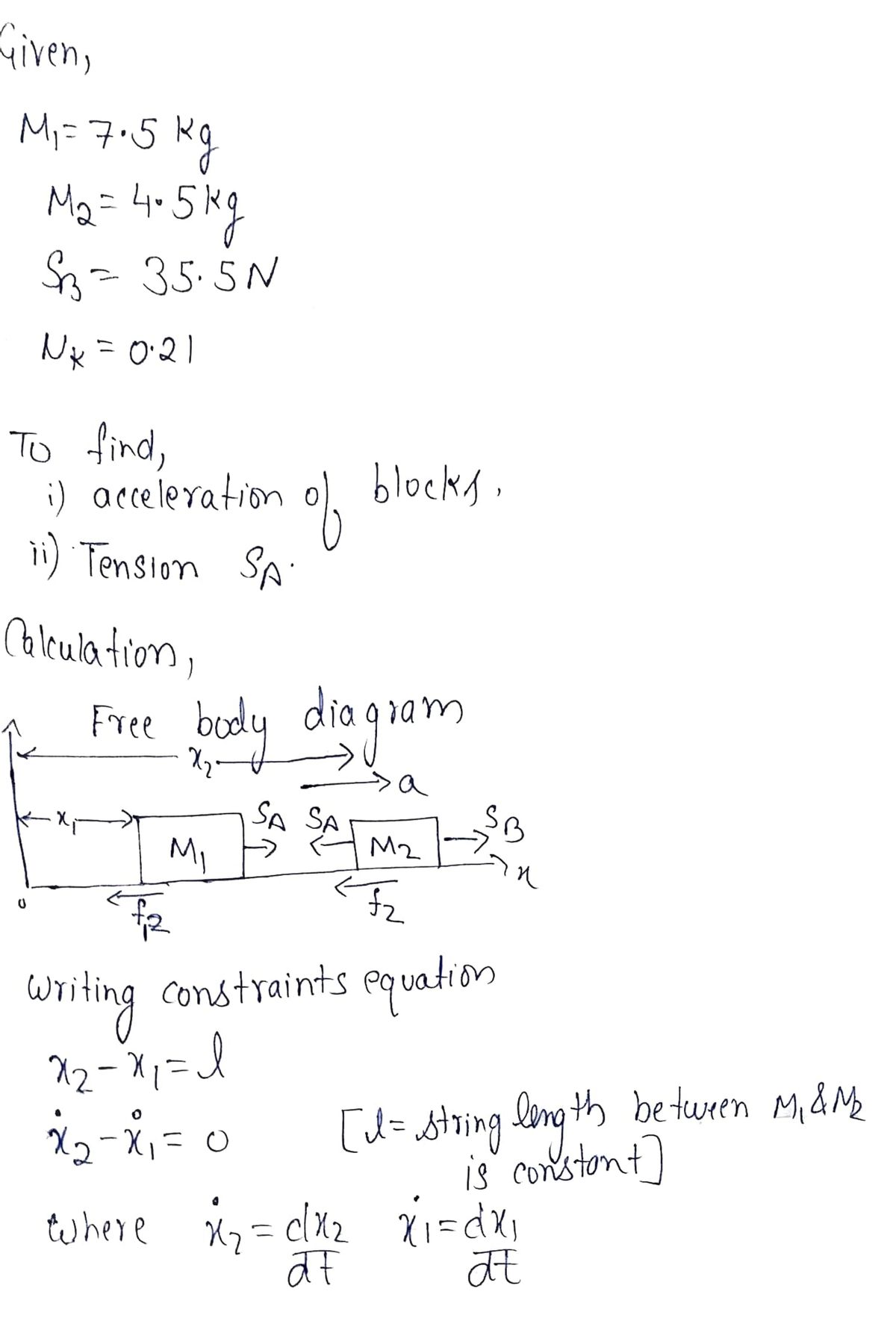 Physics homework question answer, step 1, image 1